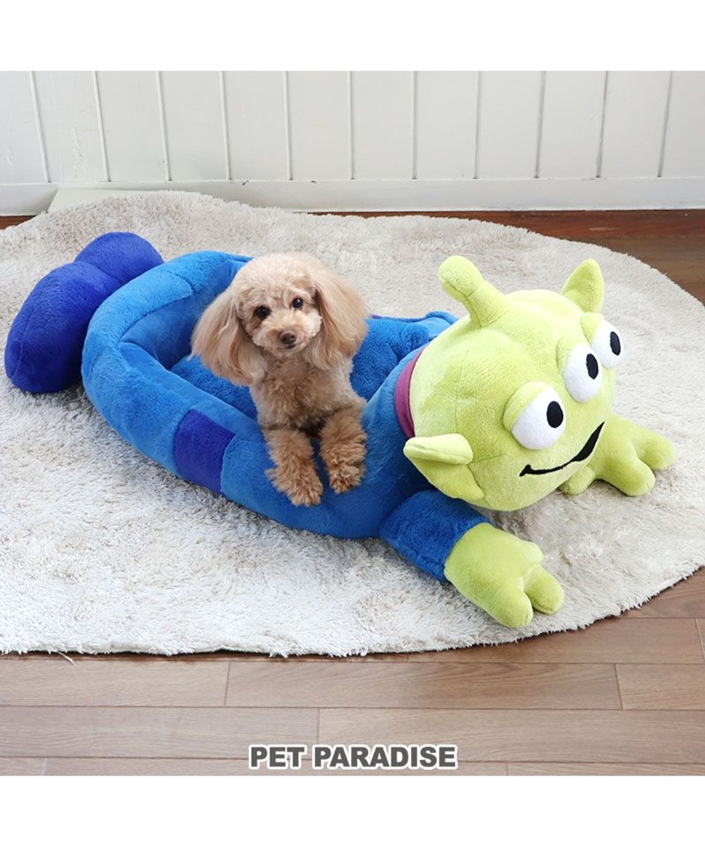 PET PARADISE>ペットグッズ 犬 ベッド ディズニー トイ・ストーリー カドラーベッド (95×43cm) エイリアン 黄緑 Ｐ／5ｋ 【送料無料】