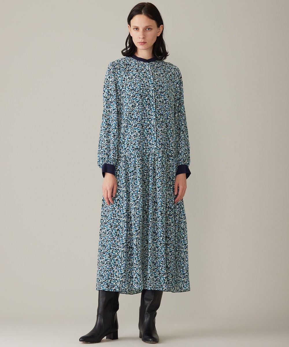 【オンワード】 自由区 S(小さいサイズ)>ワンピース 【洗える】フラワーペタルプリント ワンピース メンソール 32 レディース 【オンワード】 自由区 S(小さいサイズ)>ワンピース 【洗える】フラワーペタルプリント ワンピース メンソール 32 レディース