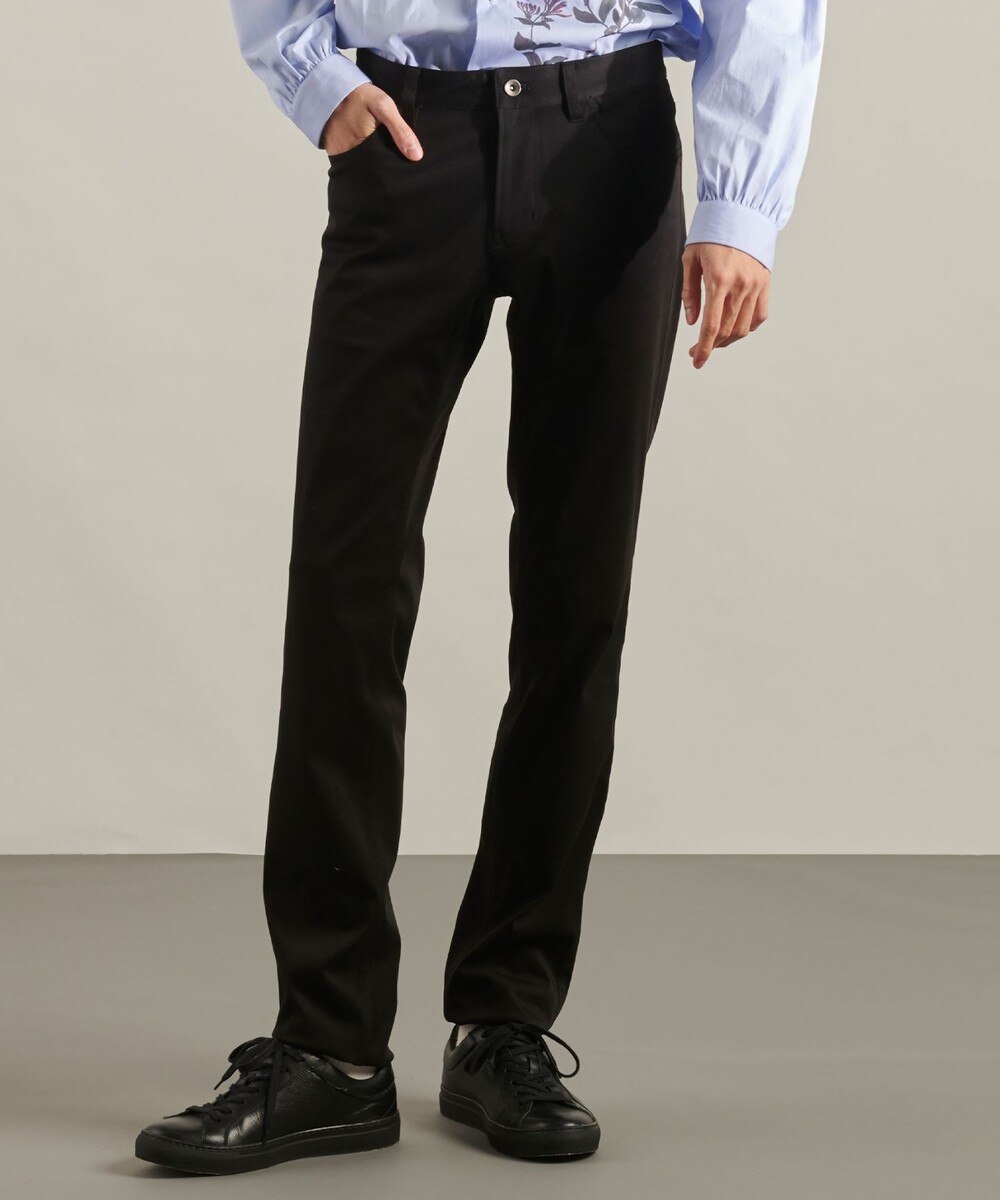 【オンワード】 JOSEPH STUDIO>パンツ 【MEN・洗える】ワンダーストレッチ スキニーパンツ ブラック 8 メンズ 【送料無料】