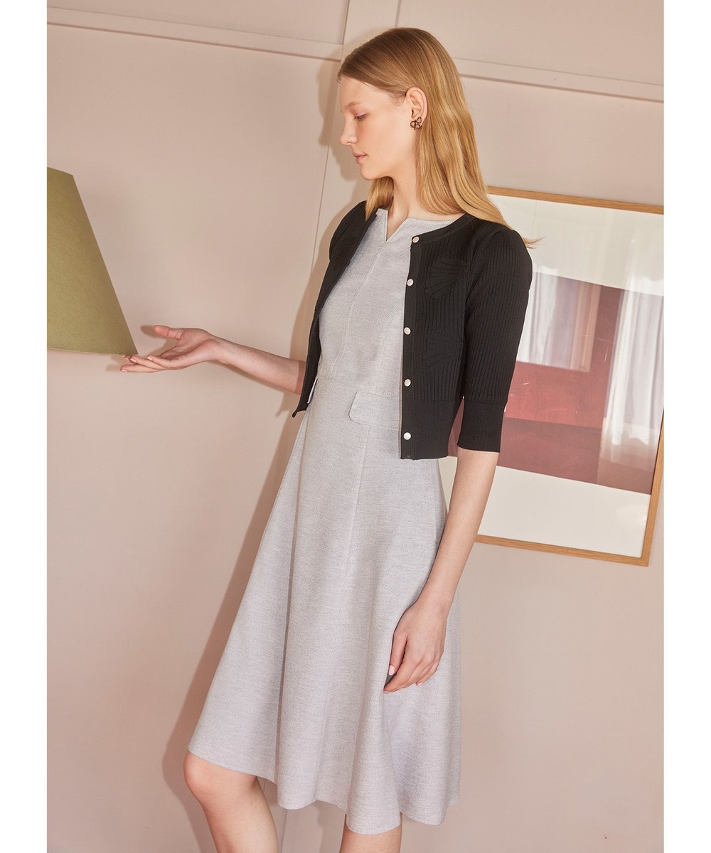 【オンワード】 TOCCA>ワンピース 【00サイズあり・洗える・消臭】SUMMER LUMINOUS ドレス ライトグレー 6 レディース 【オンワード】 TOCCA>ワンピース 【00サイズあり・洗える・消臭】SUMMER LUMINOUS ドレス ライトグレー 6 レディース