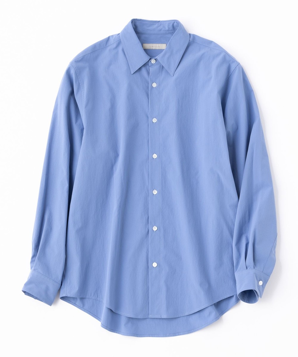 UNFILO>トップス TENNEN TOUCH レギュラーカラーシャツ スモーキー ブルー S メンズ 【送料無料】