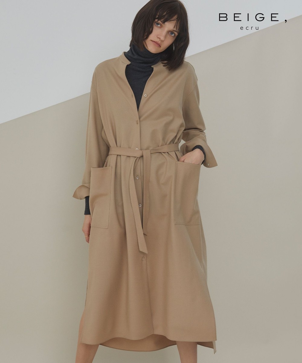 【オンワード】 BEIGE,>ワンピース LORGUES / シャツワンピース Charcoal 4 レディース 【送料無料】