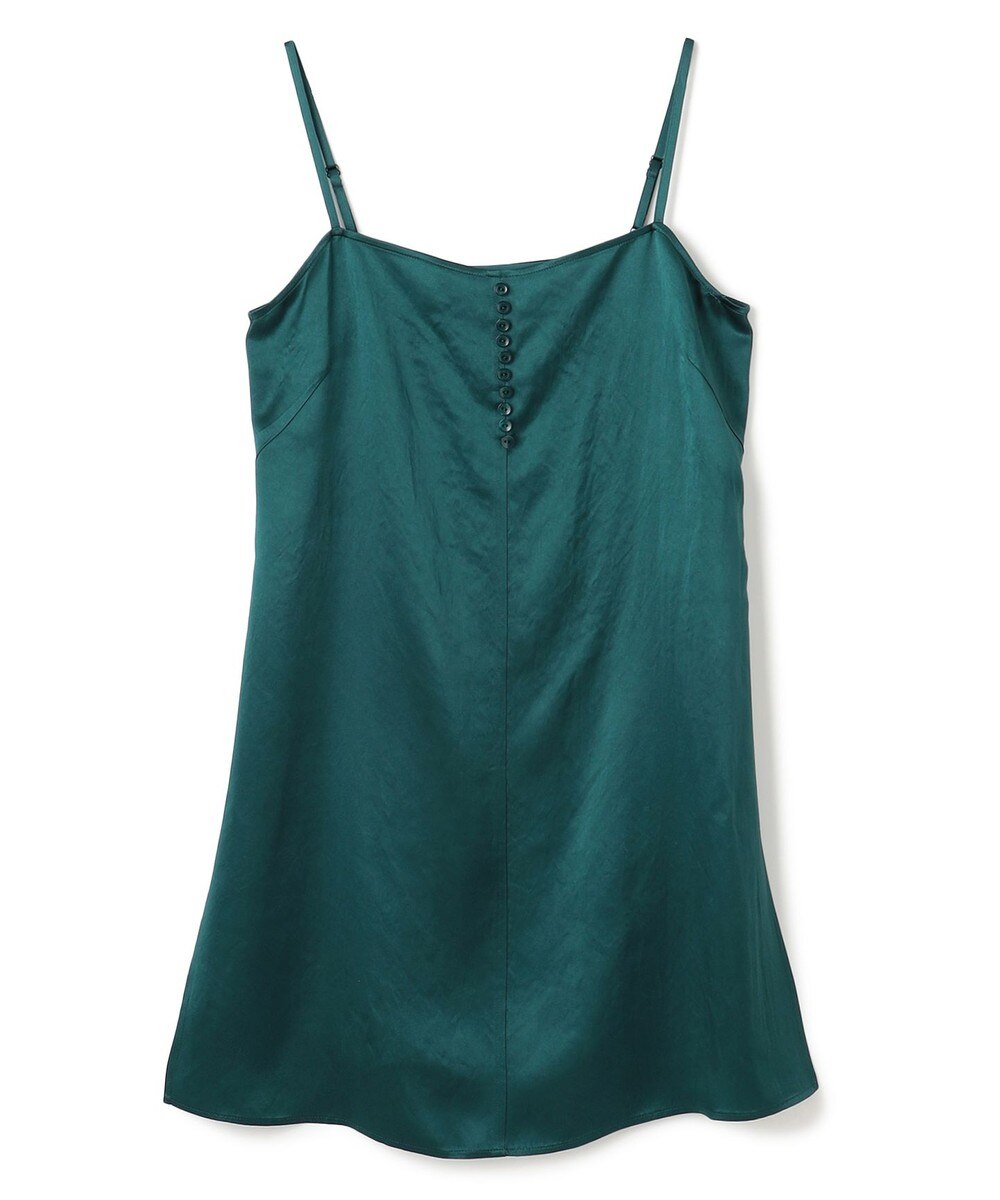 【オンワード】 uncrave>トップス 【手洗い可】アセテートヴィンテージサテン キャミソールブラウス ダークグリーン 2 レディース