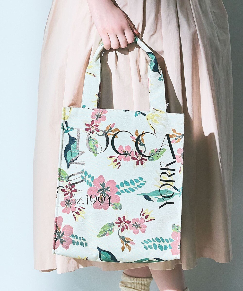 【オンワード】 TOCCA>バッグ 【A4サイズ対応・撥水】EXOTIC FLORAL TOTE トートバッグ オフ（花柄） F レディース