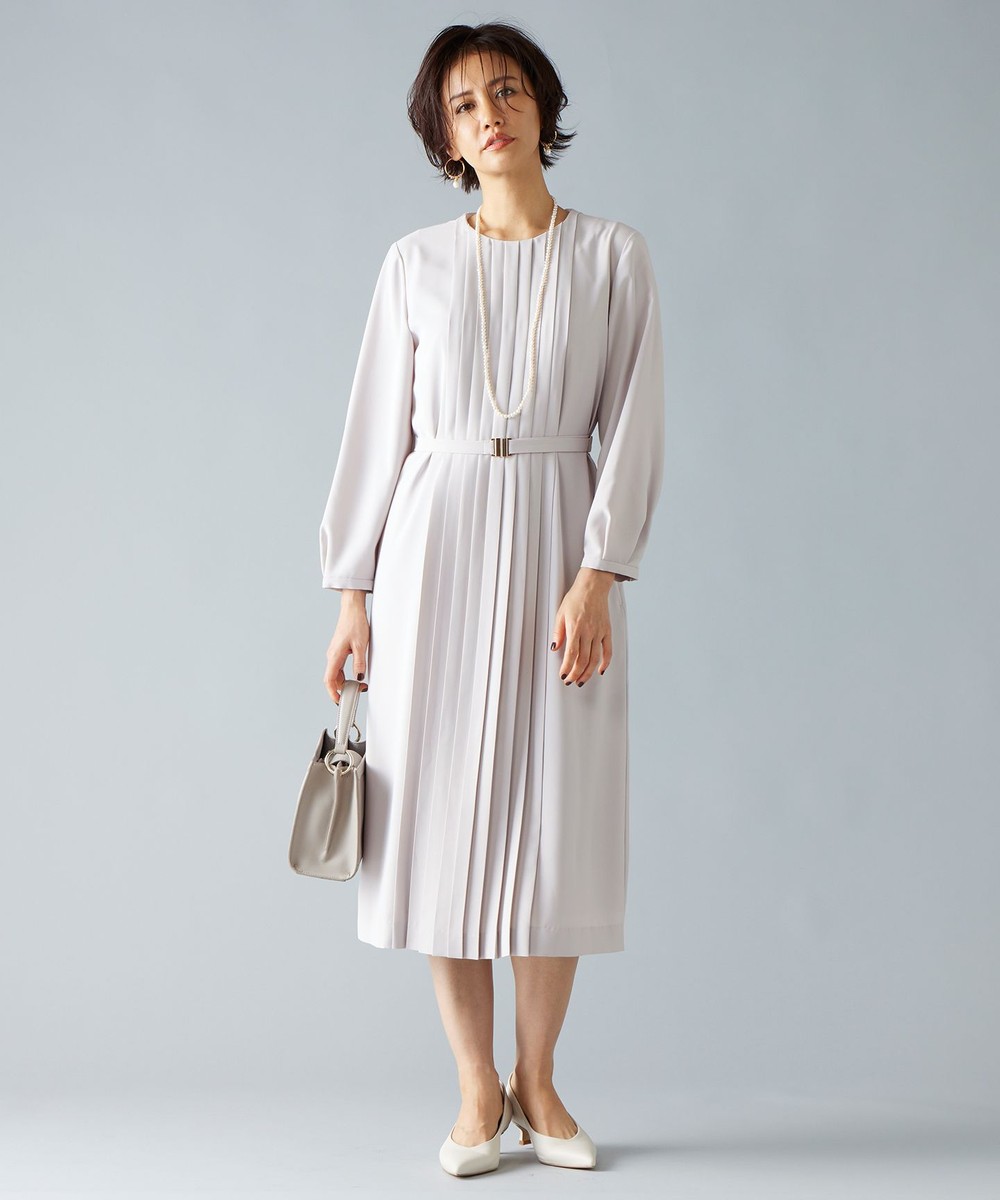 【オンワード】 自由区>ワンピース 【ご好評につき追加生産・洗える】ライトサテン ワンピース ライトグレー 40 レディース 【オンワード】 自由区>ワンピース 【ご好評につき追加生産・洗える】ライトサテン ワンピース ライトグレー 40 レディース