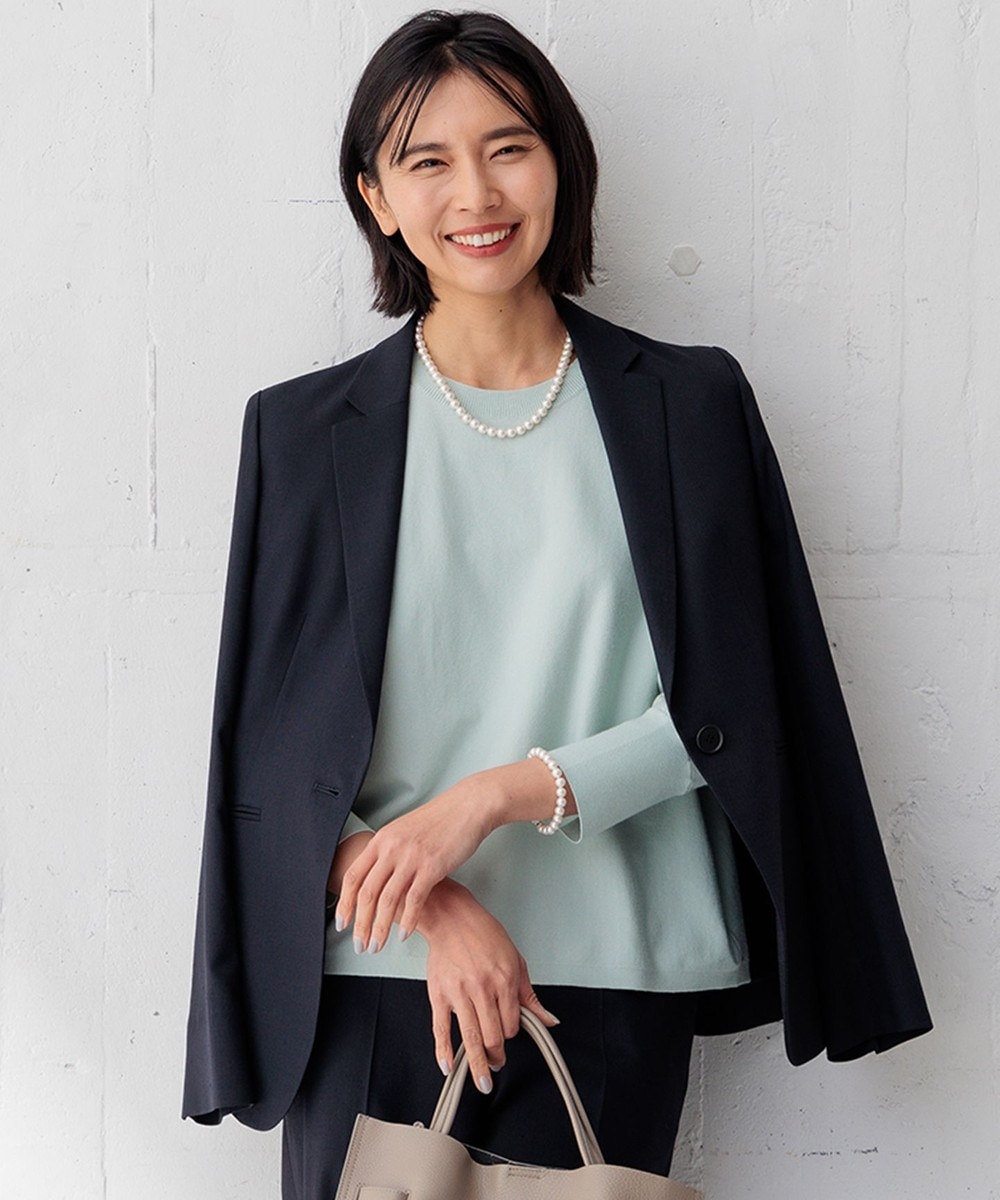 【オンワード】 23区 S(小さいサイズ)>ジャケット/アウター 【セットアップ対応】アイアスマットストレッチ テーラード ジャケット ネイビー 32 レディース 【オンワード】 23区 S(小さいサイズ)>ジャケット/アウター 【セットアップ対応】アイアスマットストレッチ テーラード ジャケット ネイビー 32 レディース