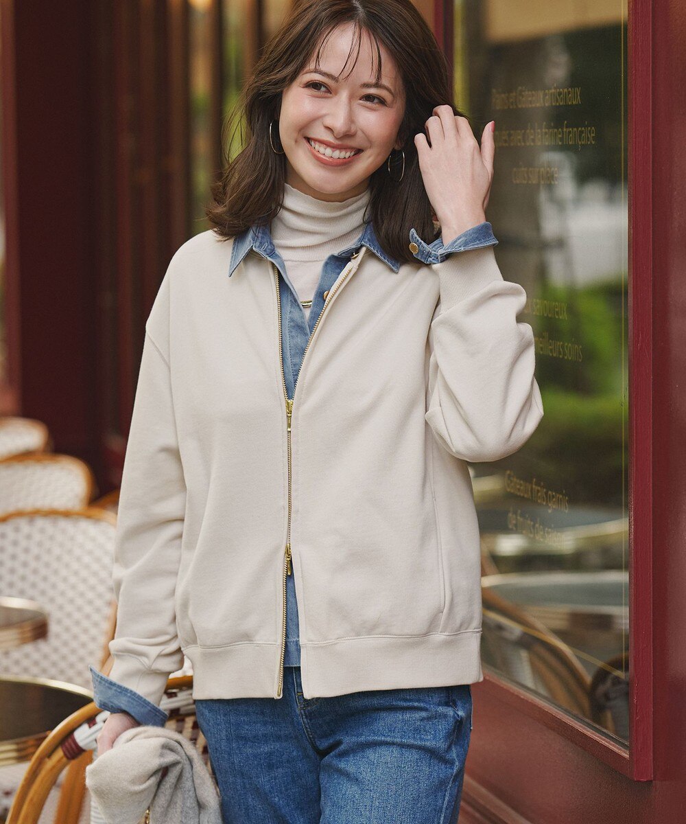 23区 小さいサイズ　ブルゾン　シアー　32 23区（ニジュウサンク） カーディガン 「SLOW/一部店舗限定」シアー