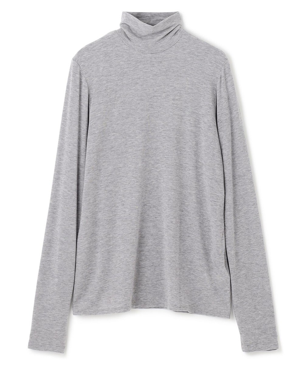 【オンワード】 uncrave>トップス 【洗濯機洗い可】リヨセルカシミヤベア タートルトップス グレー 1 レディース