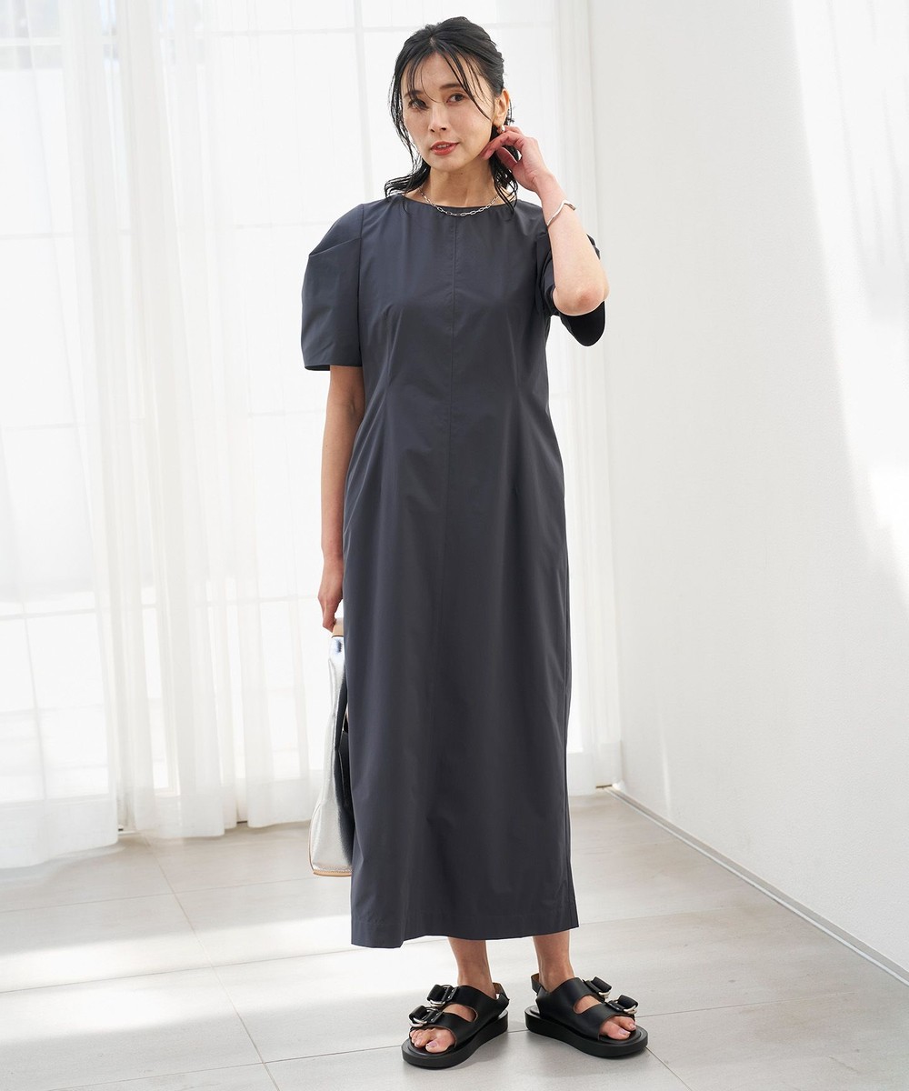 【オンワード】 UNFILO L(大きいサイズ)>ワンピース 【mi-molletコラボ】FINE MOVE Iラインワンピース チャコール XL レディース 【オンワード】 UNFILO L(大きいサイズ)>ワンピース 【mi-molletコラボ】FINE MOVE Iラインワンピース チャコール XL レディース
