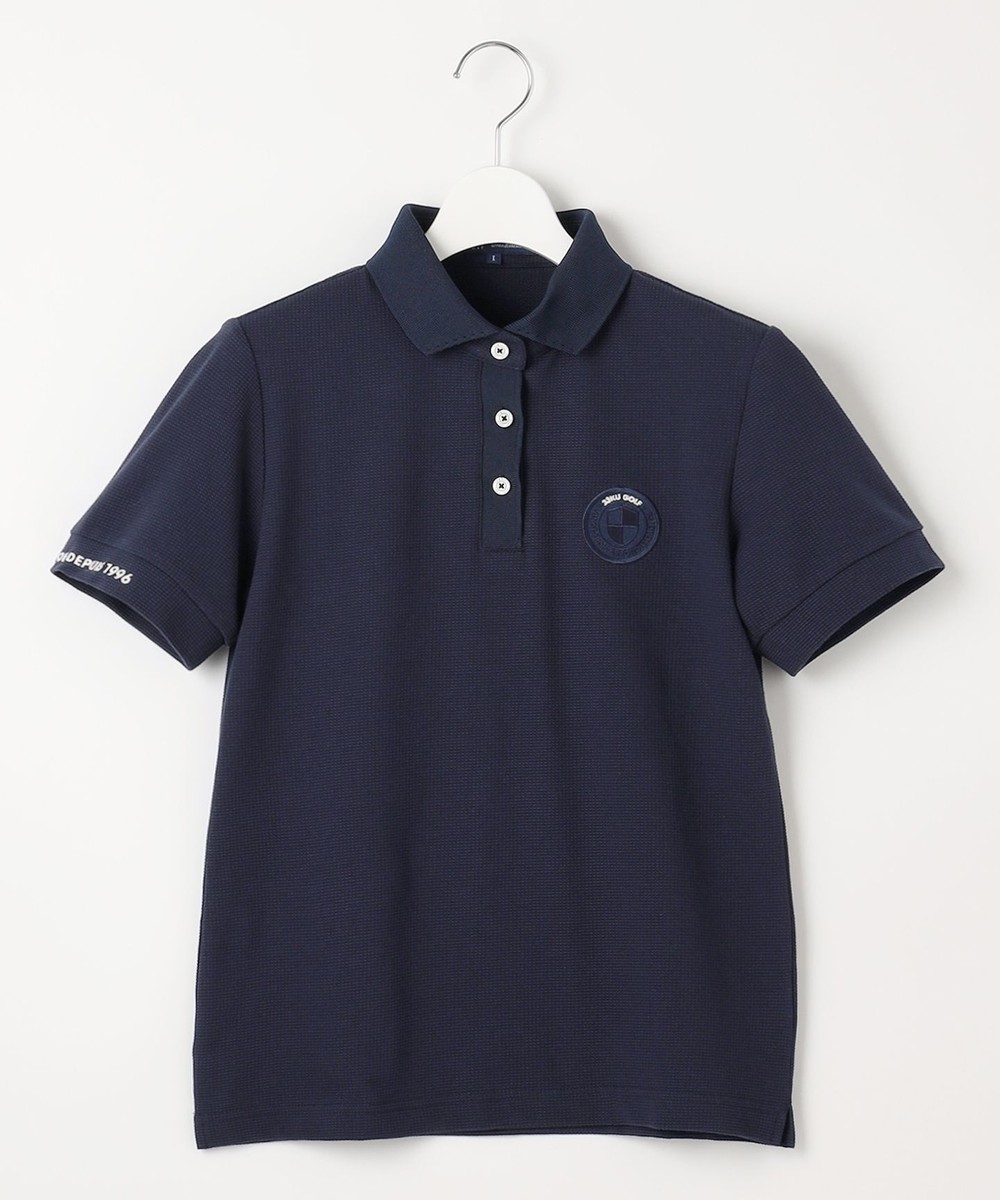 【オンワード】 23区GOLF>トップス 【WOMEN】【吸水速乾・UVケア】カノコ 半袖ポロシャツ ネイビー 0 レディース 【オンワード】 23区GOLF>トップス 【WOMEN】【吸水速乾・UVケア】カノコ 半袖ポロシャツ ネイビー 0 レディース