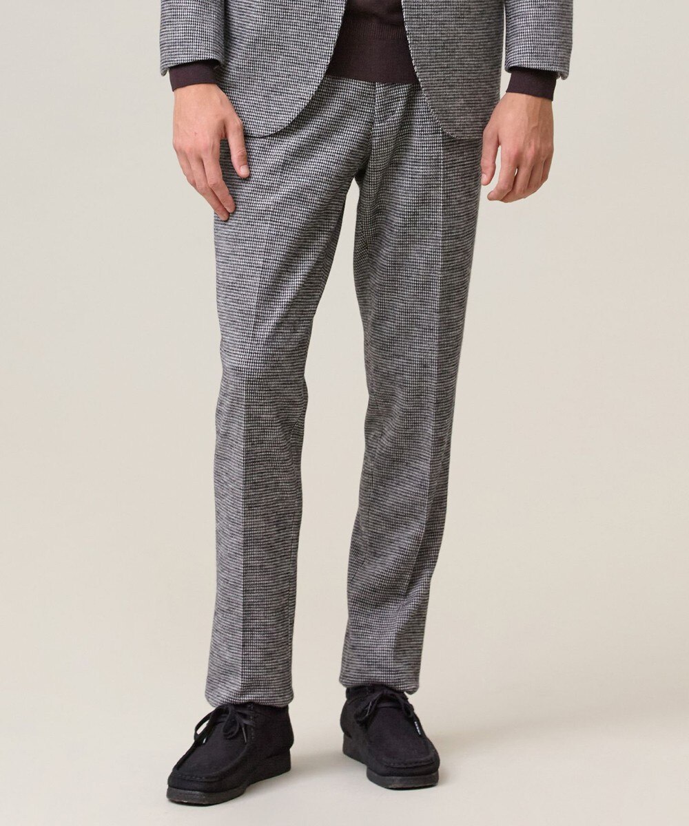 【オンワード】 J.PRESS MEN>パンツ 【セットアップ対応 / ストレッチ】SOFAニット ハイグレードジャージー スラックス ブラック 78 メンズ