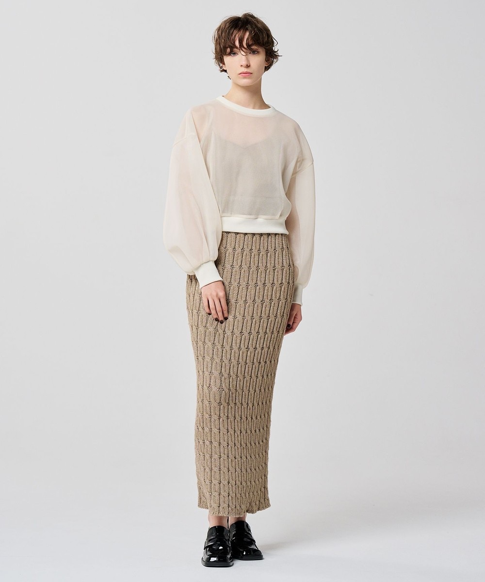 【オンワード】 uncrave>スカート 【手洗い可】グロッシー ニット スカート(uncrave WHITE) ゴールドベージュ 2 レディース 【オンワード】 uncrave>スカート 【手洗い可】グロッシー ニット スカート(uncrave WHITE) ゴールドベージュ 2 レディース