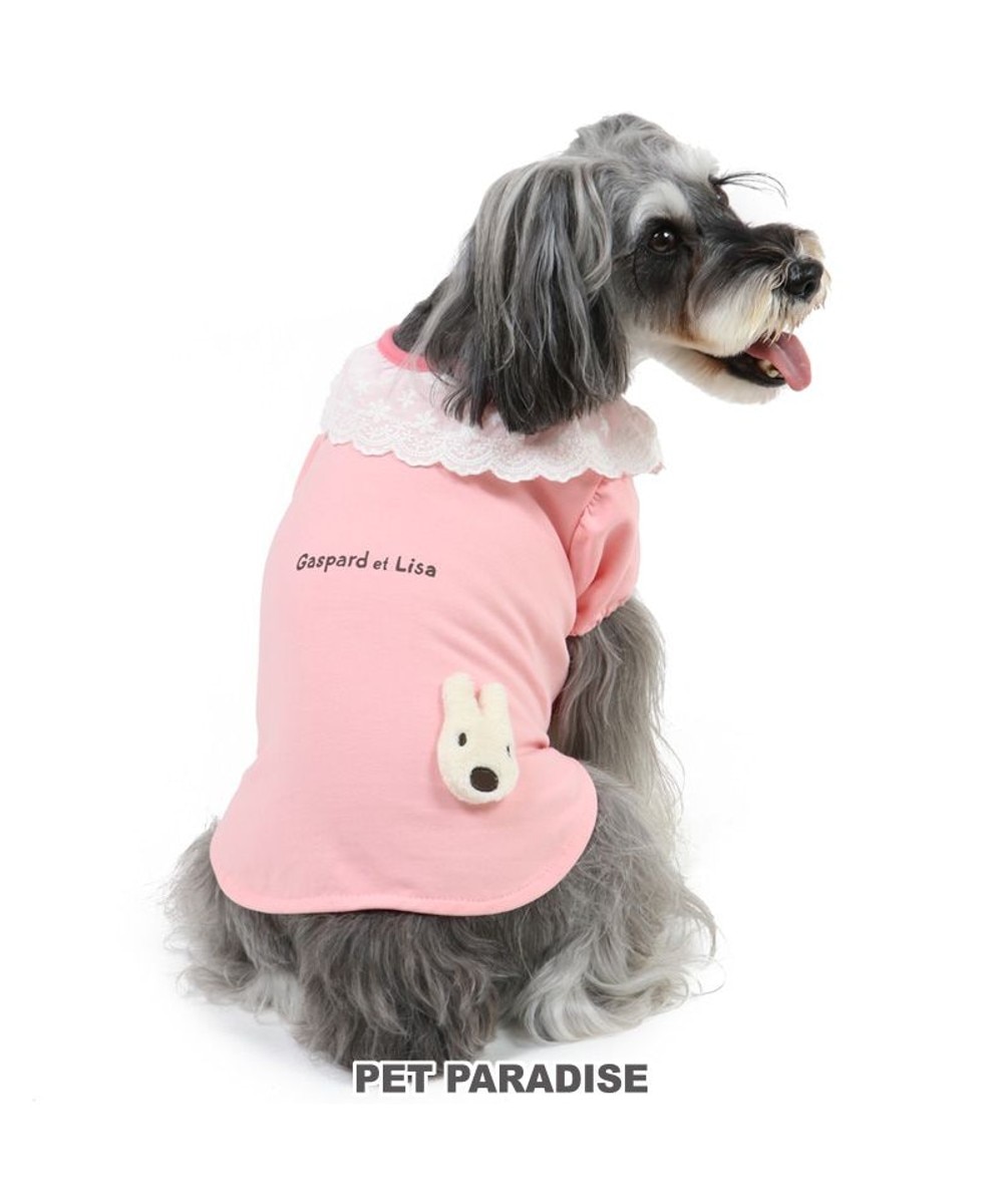 PET PARADISE>ペットグッズ 犬 服 リサとガスパール Tシャツ 【小型犬】 リサ ピンク（淡） ＳＳ