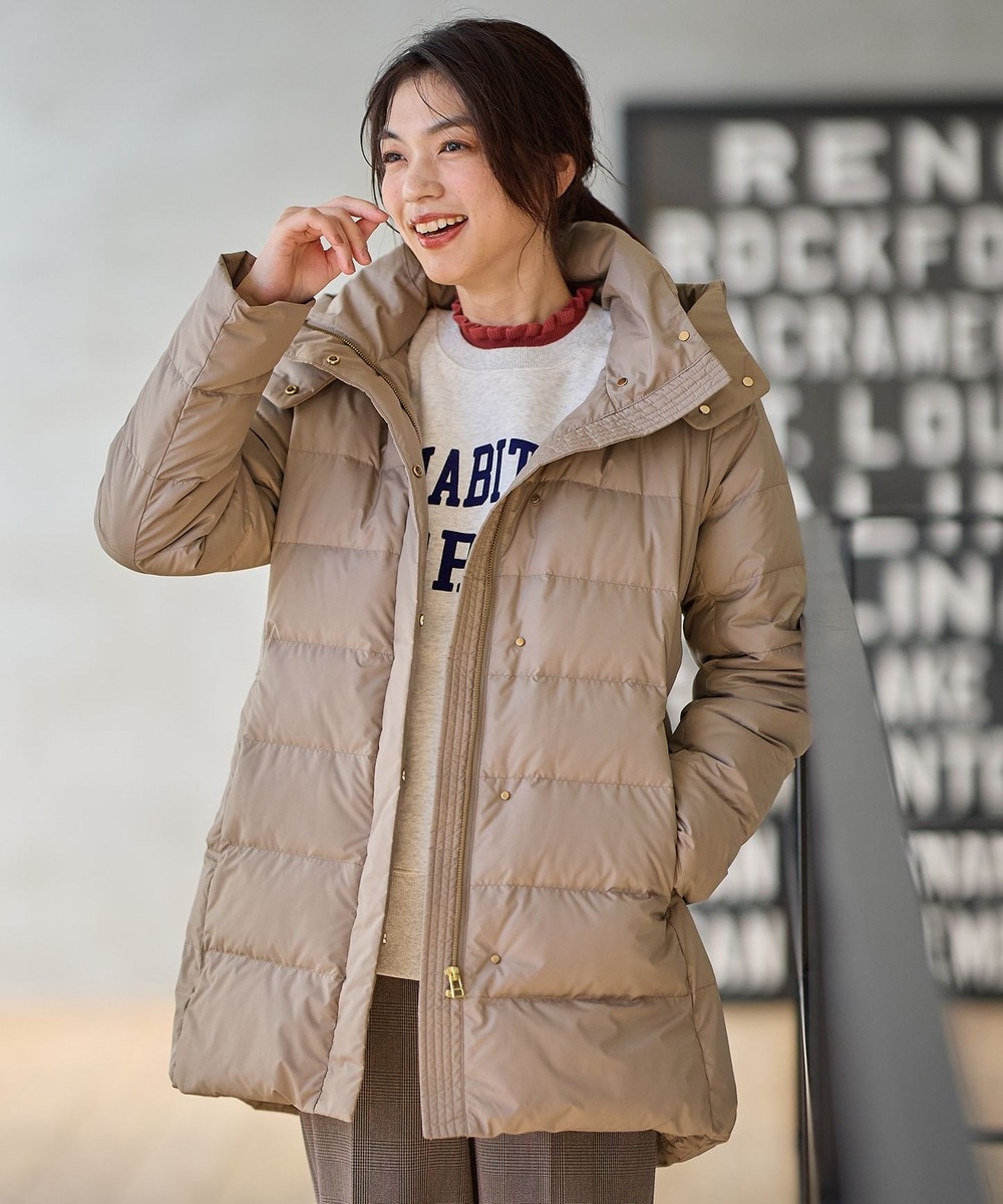 【オンワード】 ANY>ジャケット/アウター 【洗濯機可/フード取り外し可能/撥水】楽映えリッチロング丈ダウン モカ 3 レディース 【オンワード】 ANY>ジャケット/アウター 【洗濯機可/フード取り外し可能/撥水】楽映えリッチロング丈ダウン モカ 3 レディース