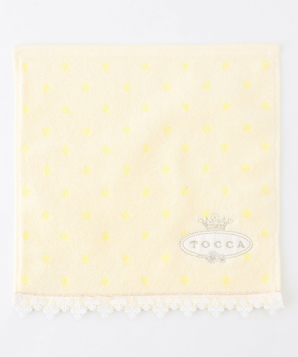 【オンワード】 TOCCA>財布/小物 PERLE TOWELCHIEF タオルハンカチ イエロー F レディース