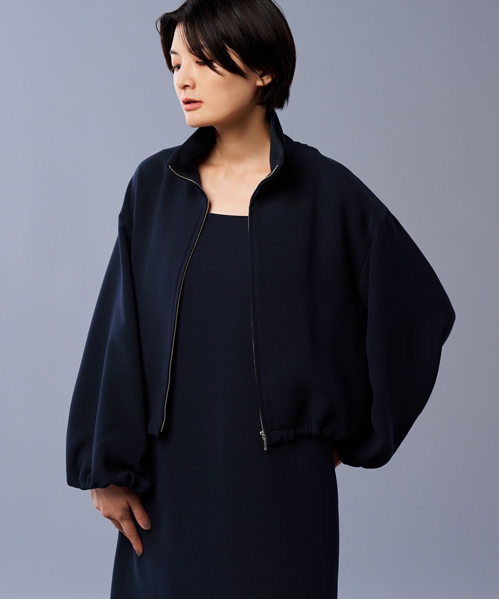 【オンワード】 uncrave>ジャケット/アウター 【防シワ・洗濯機洗い可】ウォッシャブルダブルクロス トラックジャケット(uncrave STANDARD) ネイビー 1 レディース 【オンワード】 uncrave>ジャケット/アウター 【防シワ・洗濯機洗い可】ウォッシャブルダブルクロス トラックジャケット(uncrave STANDARD) ネイビー 1 レディース