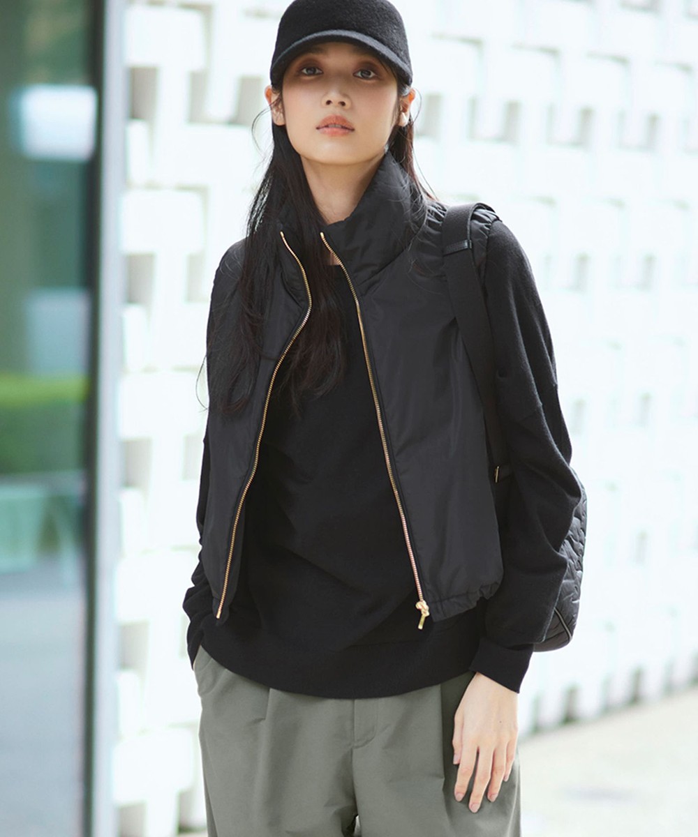 【オンワード】 23区 S(小さいサイズ)>トップス 【WEB限定カラーあり/洗える】ウーステッドウール ワイドシルエット ニット ブラック 32 レディース 【オンワード】 23区 S(小さいサイズ)>トップス 【WEB限定カラーあり/洗える】ウーステッドウール ワイドシルエット ニット ブラック 32 レディース