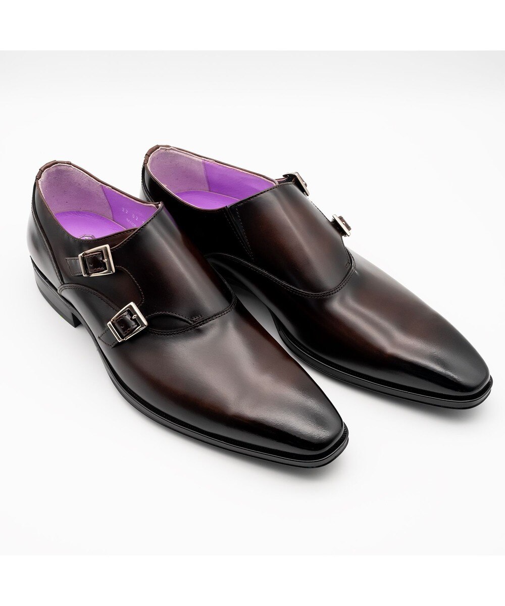 ＜オンワード＞TOMOE & Co.>シューズ 【鞆ゑ(ともえ)】藤シリーズ ラバーソールでクッション性があり、革靴の硬さを感じさせない履きやすさ。 ダークブラウン 26.5cm メンズ