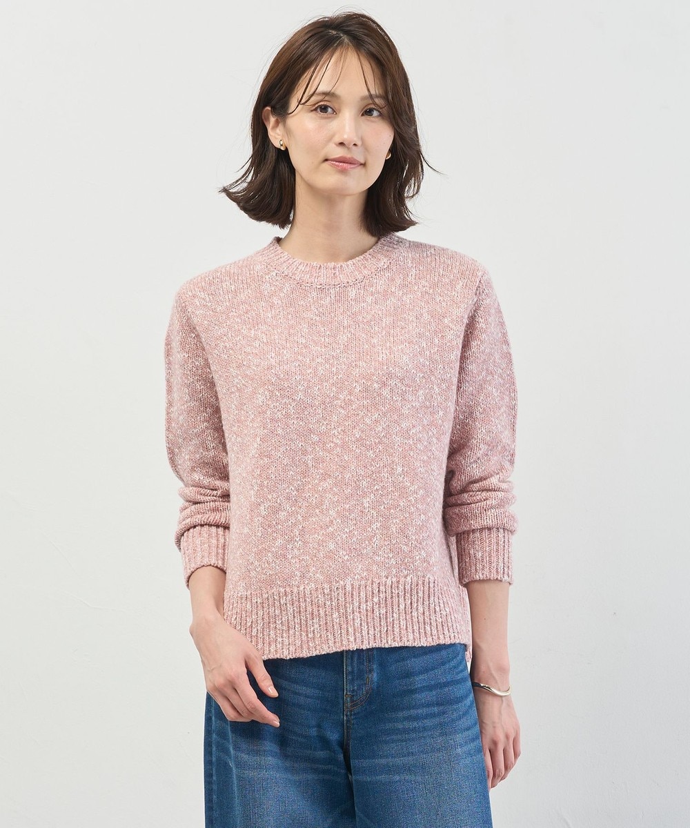 【オンワード】 J.PRESS LADIES>トップス Color Yarn クルーネック ニット ピンク M レディース 【オンワード】 J.PRESS LADIES>トップス Color Yarn クルーネック ニット ピンク M レディース
