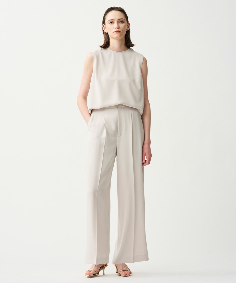 【オンワード】 uncrave>パンツ 【撥水・UVカット・接触冷感・洗濯機洗い可】クールタッチツイル ストレートパンツ グレージュ 2 レディース 【オンワード】 uncrave>パンツ 【撥水・UVカット・接触冷感・洗濯機洗い可】クールタッチツイル ストレートパンツ グレージュ 2 レディース