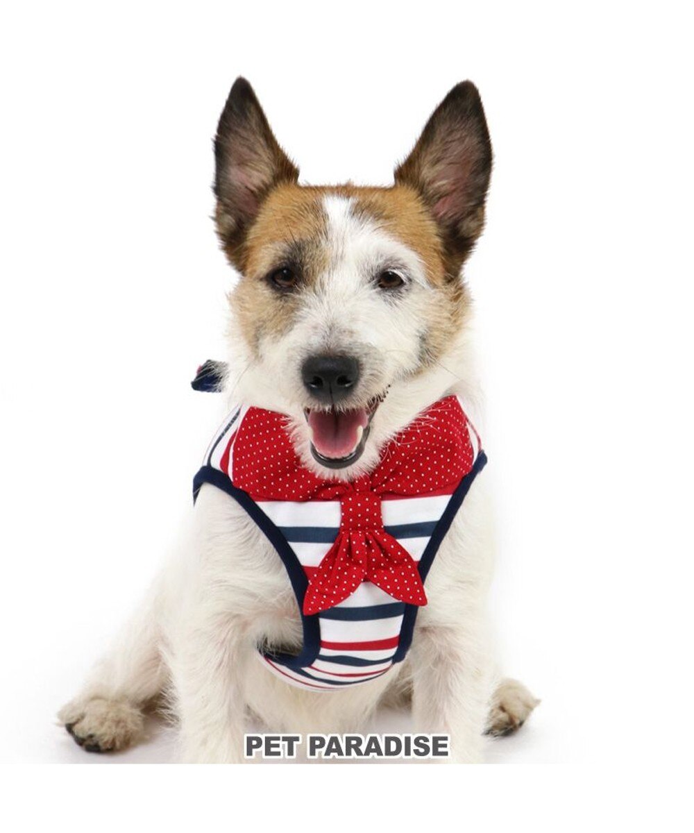 PET PARADISE>ペットグッズ 犬 ハーネス リサとガスパール ベストハーネス 【Ｓ】 トリコロール マルチカラー Ｓ 【送料無料】