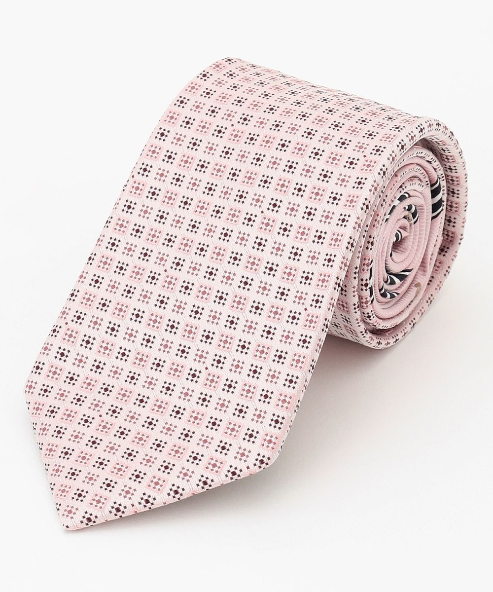 【オンワード】 DAKS>スーツ/ネクタイ 【オンワードクローゼット限定】小紋&小剣レジメン・ベア ネクタイ ネイビー F メンズ 【送料無料】