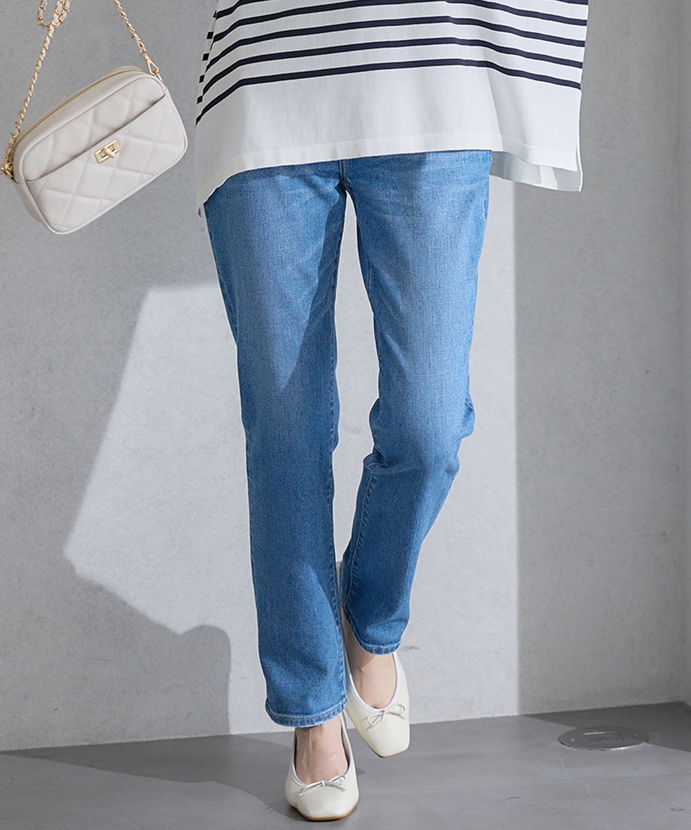 【オンワード】 23区>パンツ 【CLASSY.6月号掲載】23区DENIM ボーイフィット パンツ スカイブルー 38 レディース 【オンワード】 23区>パンツ 【CLASSY.6月号掲載】23区DENIM ボーイフィット パンツ スカイブルー 38 レディース