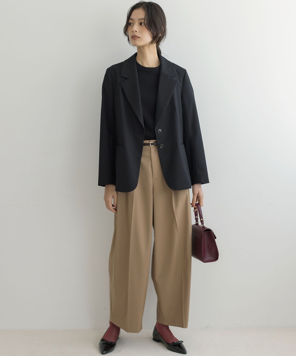 【オンワード】 組曲>パンツ 【加藤ローサさん着用】ハンサムツイルカーヴィーパンツ ベージュ 2 レディース 【オンワード】 組曲>パンツ 【加藤ローサさん着用】ハンサムツイルカーヴィーパンツ ベージュ 2 レディース