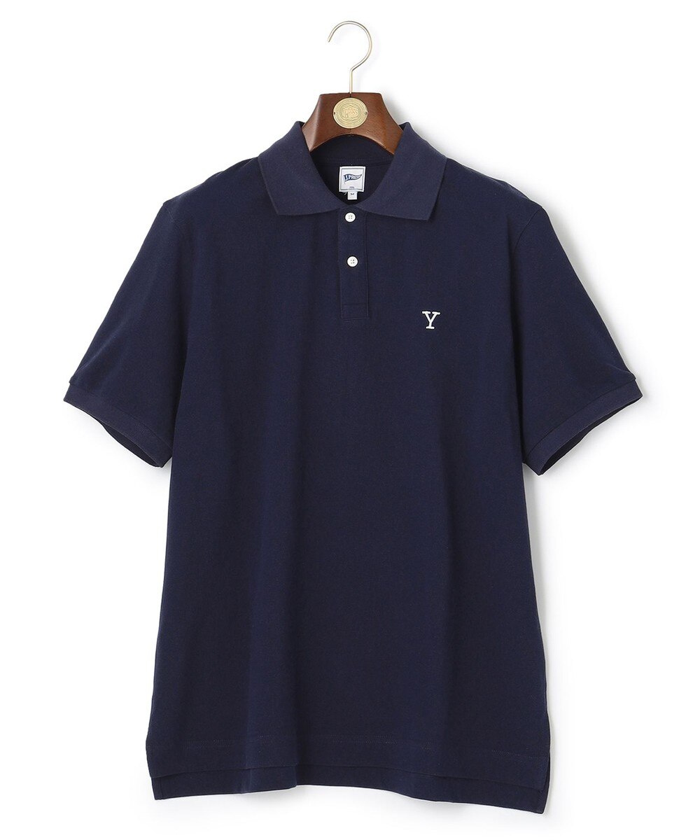 ＜オンワード＞J.PRESS MEN>トップス 【Pennant Label】Garment Dyed Polo Shirt / Yale ネイビー M メンズ 【送料無料】画像