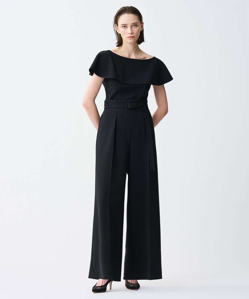 【オンワード】 uncrave>パンツ 【撥水・洗濯機洗い可】プルーフダブルクロス ワイドパンツ ブラック 0 レディース 【オンワード】 uncrave>パンツ 【撥水・洗濯機洗い可】プルーフダブルクロス ワイドパンツ ブラック 0 レディース