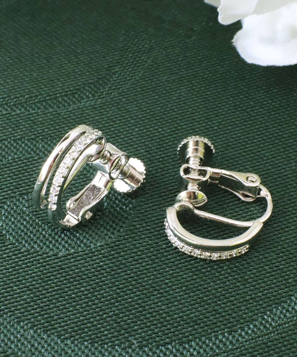 ツーラインイヤリング