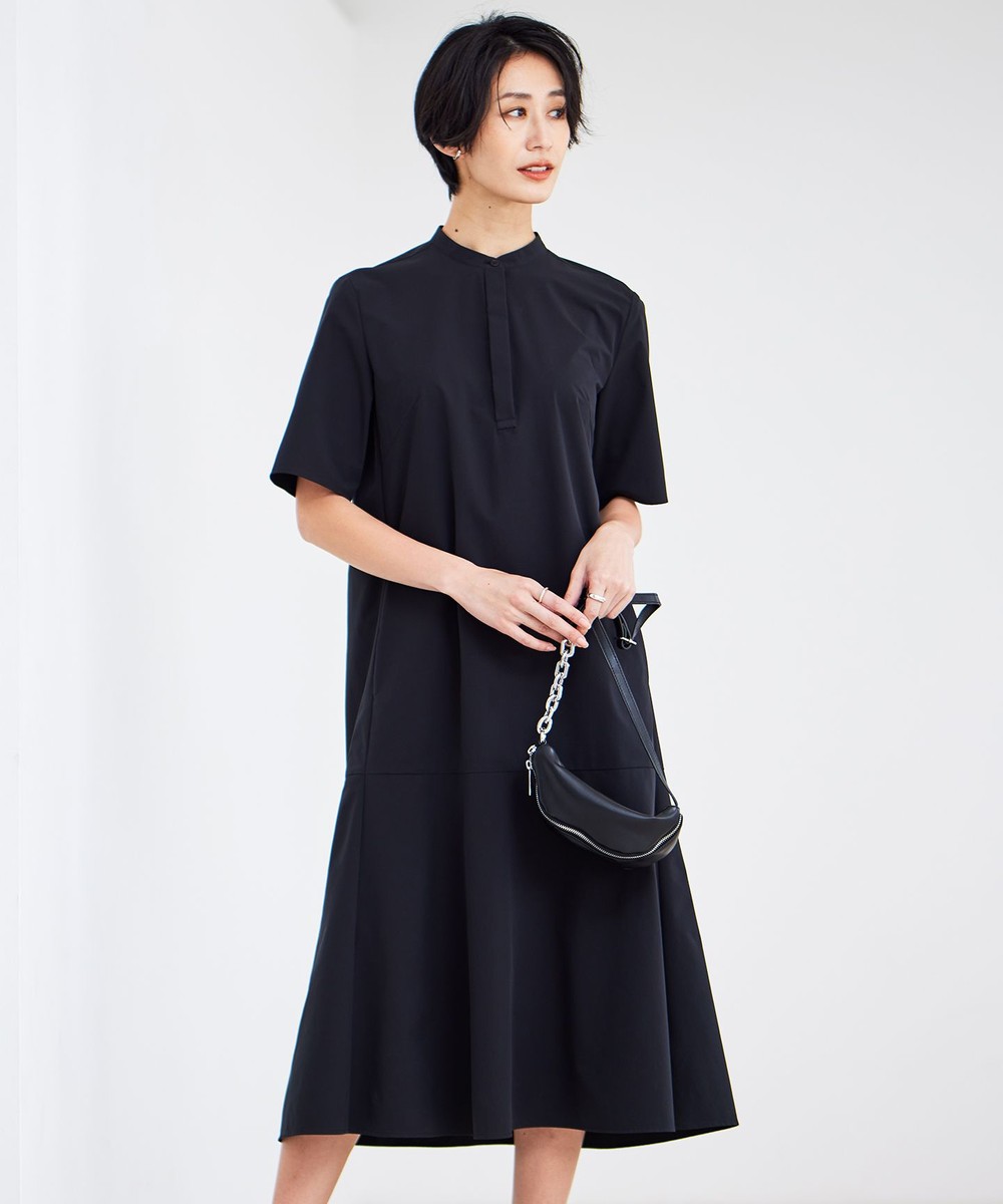 【オンワード】 ICB>ワンピース 【接触冷感・UVカット・撥水・洗える】 プルーフ4WAYタフタ ワンピース ブラック 4 レディース 【オンワード】 ICB>ワンピース 【接触冷感・UVカット・撥水・洗える】 プルーフ4WAYタフタ ワンピース ブラック 4 レディース