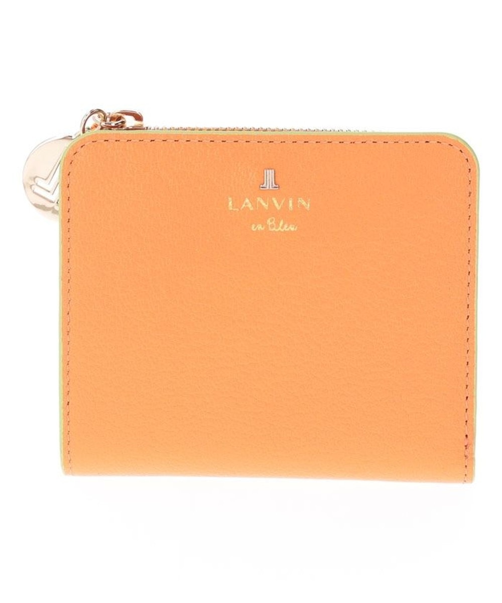 ＜オンワード＞LANVIN en Bleu>財布/小物 リム 二つ折りコンパクト財布 オレンジ F レディース 【送料無料】