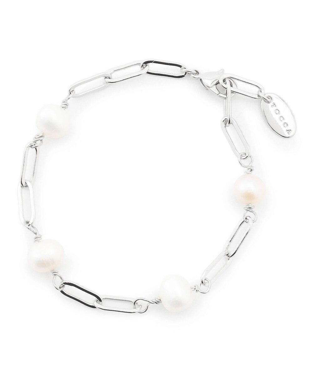 【オンワード】 TOCCA>アクセサリー SPRINKLE PEARL BRACELET 淡水パールブレスレット シルバー F レディース