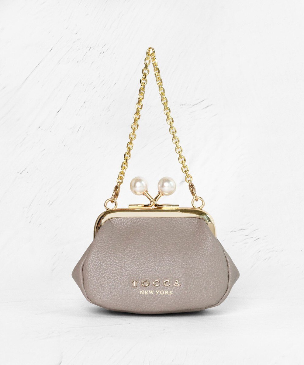 【オンワード】 TOCCA>財布/小物 POINT OF PEARL EARHOLDER 小物入れ グレー F レディース