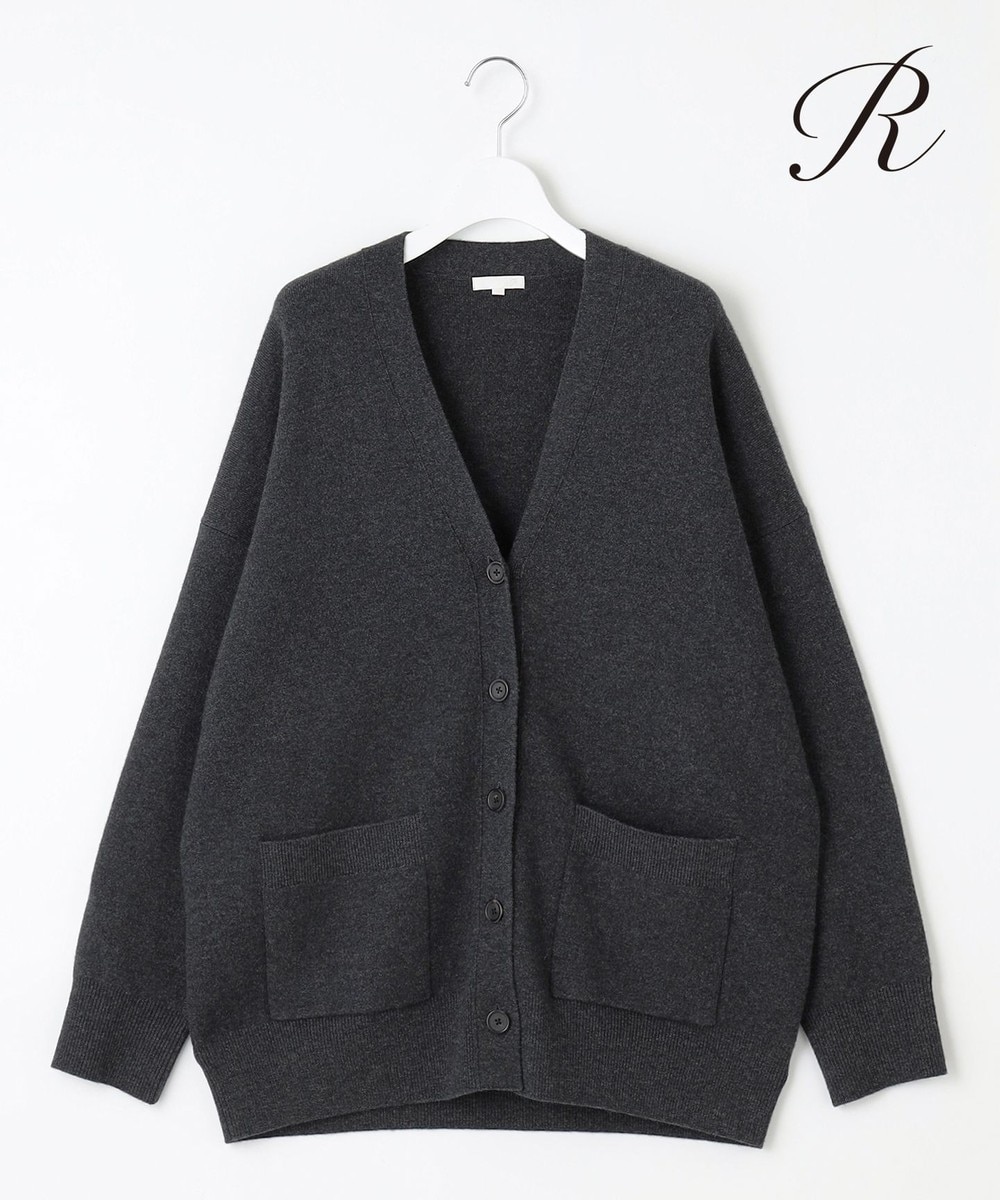 【オンワード】 23区 S(小さいサイズ)>トップス 【R(アール)】ウールカシミヤ Vネックカーディガン グレー 32 レディース 【オンワード】 23区 S(小さいサイズ)>トップス 【R(アール)】ウールカシミヤ Vネックカーディガン グレー 32 レディース