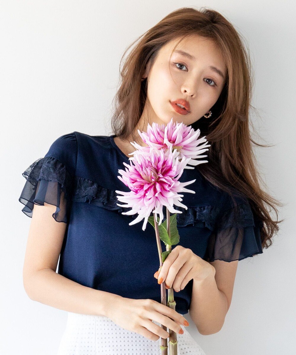 【オンワード】 TOCCA>トップス 【洗える!】BELINDAトップス ネイビー XS レディース 【送料無料】