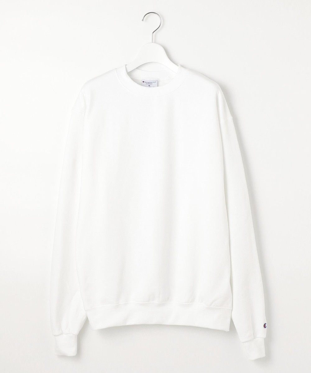 【オンワード】 ONWARD CROSSET STORE>トップス 【CHAMPION】ECO FLEECE SWEAT CREW WHITE S レディース 【送料無料】