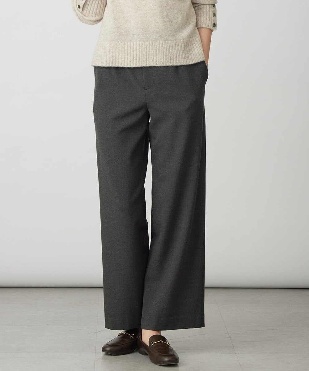 【オンワード】 J.PRESS LADIES>パンツ SOFTサーモ2way ストレート パンツ チャコール 13 レディース