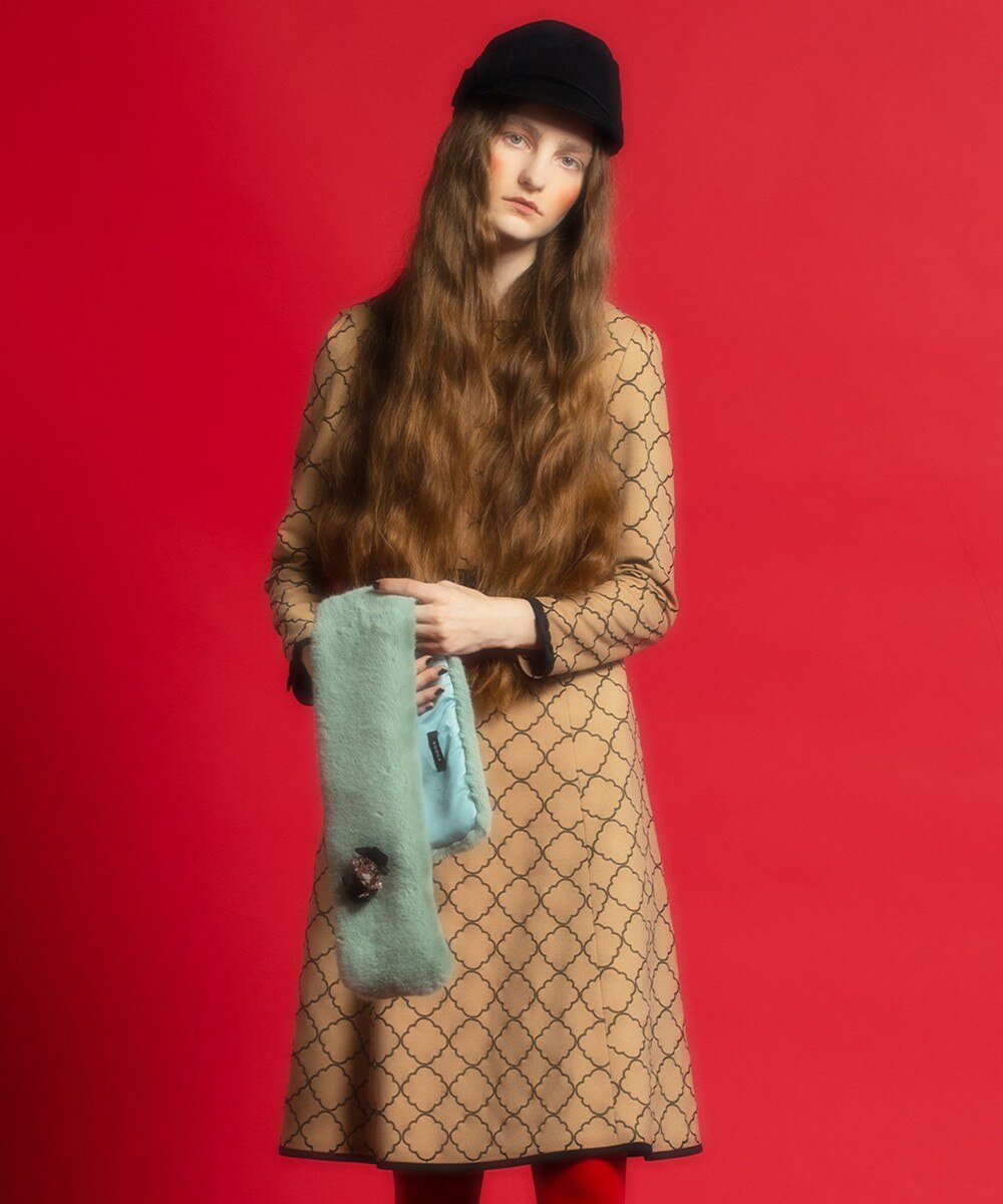 【オンワード】 TOCCA>ワンピース 【洗える!】CLOVER EMB 長袖ドレス ベージュ 6 レディース 【送料無料】