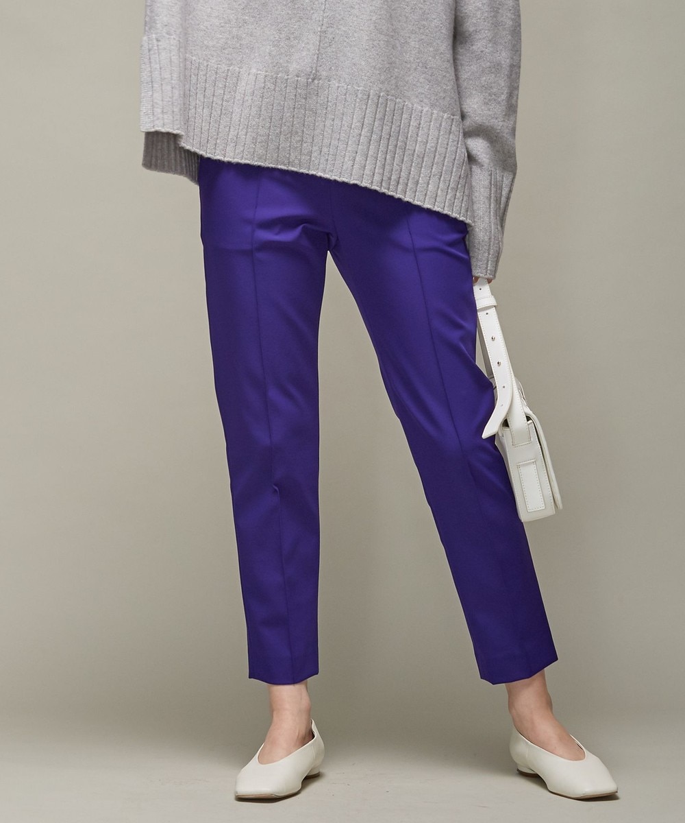 【オンワード】 ICB L>パンツ 【マガジン掲載】 テックストレッチ スティックパンツ(番号CJ34) トープ 40 レディース 【送料無料】