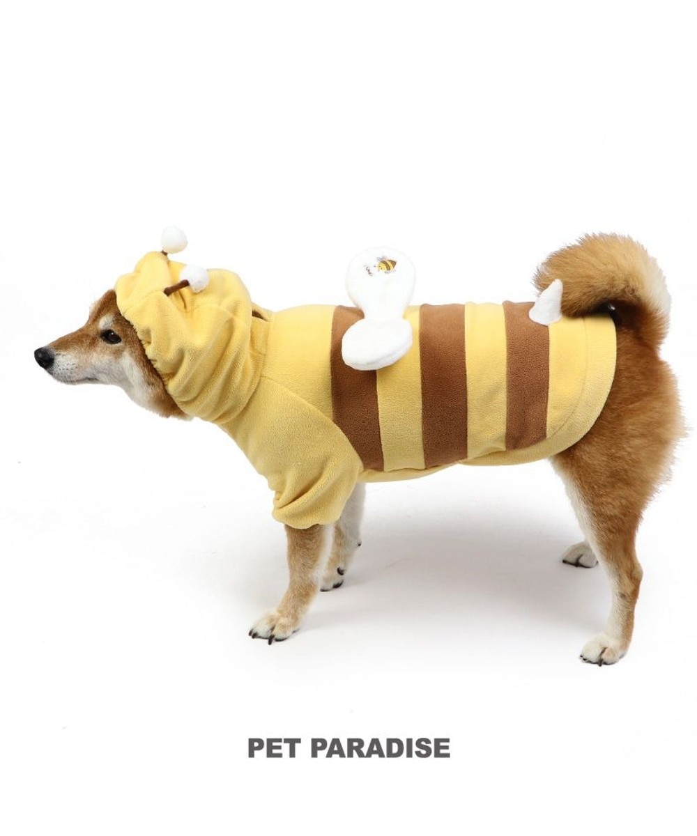 ＜オンワード＞PET PARADISE>ペットグッズ ペットパラダイス 蜂 なりきりパーカー 中型犬 大型犬 黄 Ｌ