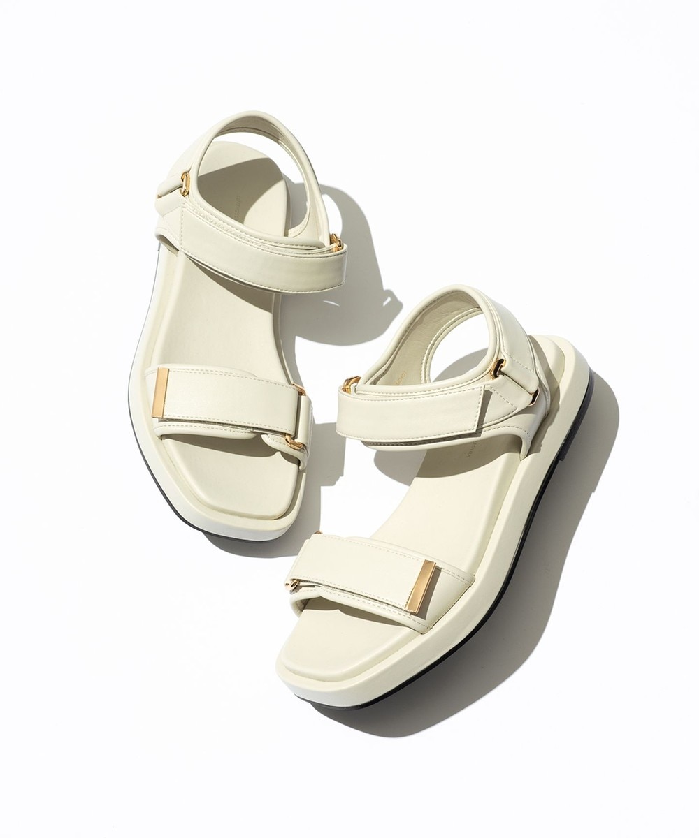 【オンワード】 23区>シューズ スポーツ サンダル アイボリー 23H レディース 【オンワード】 23区>シューズ スポーツ サンダル アイボリー 23H レディース