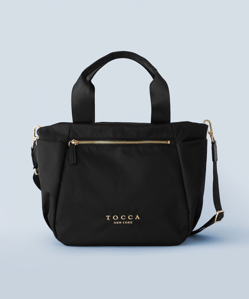 【オンワード】 TOCCA>バッグ 【サスティナブル素材・撥水・WEB＆一部店舗限定】NUOTO NYLON TOTE トートバッグ ブラック（ショルダーブラック） F レディース