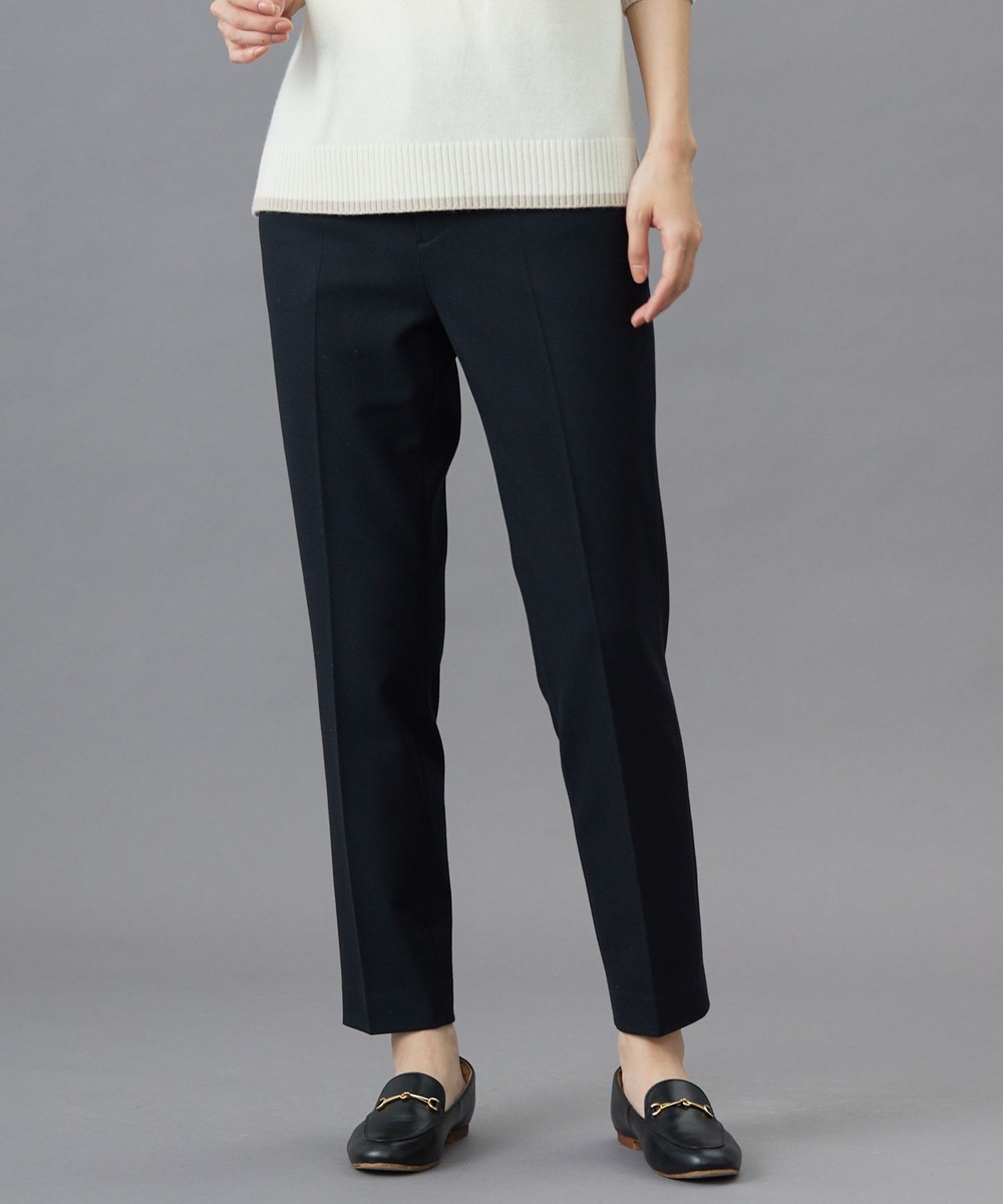 【オンワード】 J.PRESS LADIES>パンツ 【洗える】チェルビック テーパード パンツ ネイビー 11 レディース 【オンワード】 J.PRESS LADIES>パンツ 【洗える】チェルビック テーパード パンツ ネイビー 11 レディース