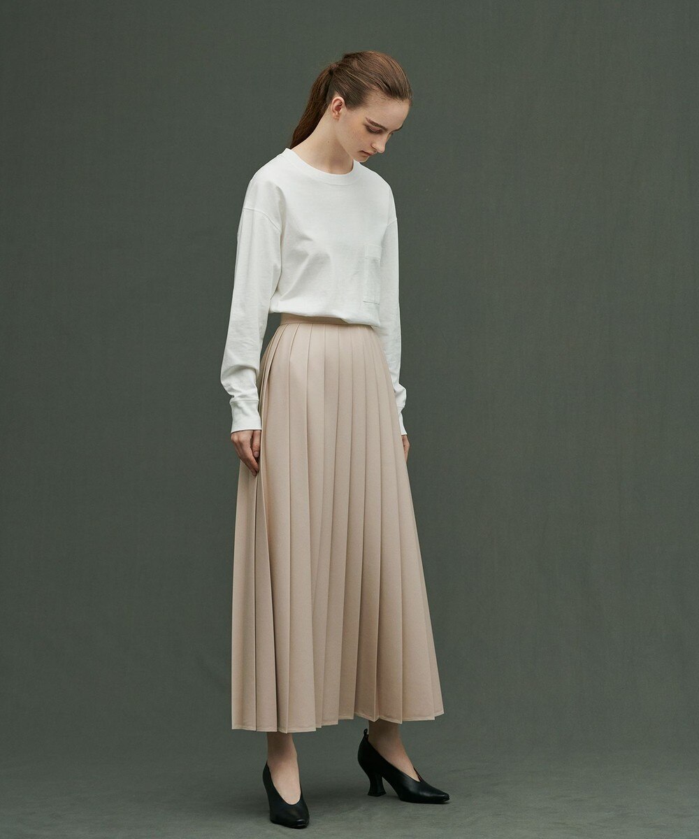 【オンワード】 uncrave>スカート 【追加販売】エコレザー プリーツスカート ブラック 1 レディース 【送料無料】