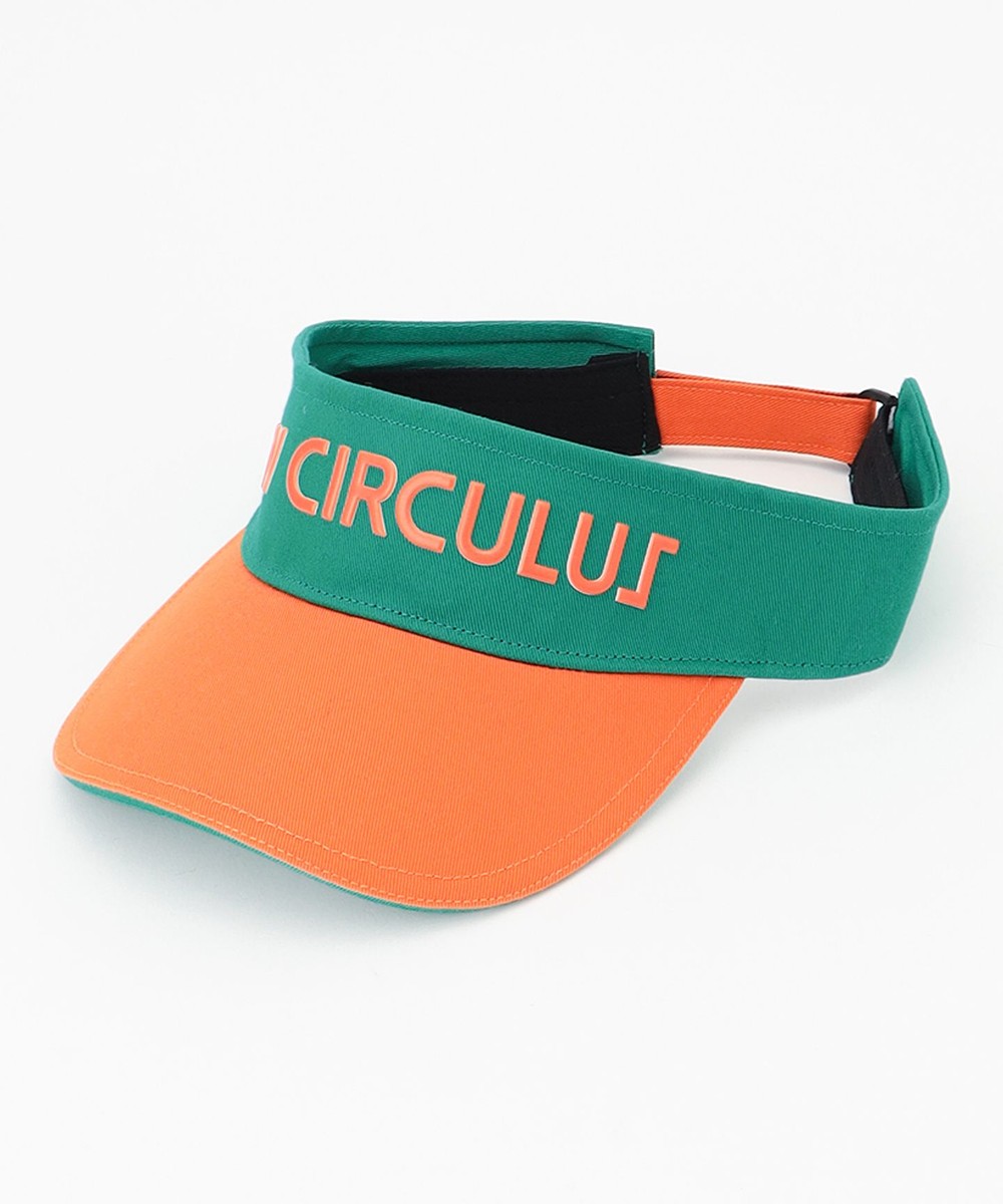 PW CIRCULUS>帽子 新色！【UNISEX】ロゴ サンバイザー グリーン F メンズ 【送料無料】