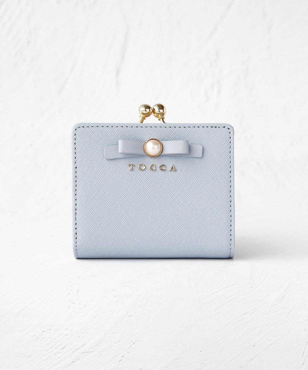 【オンワード】 TOCCA>財布/小物 【新色ブルー登場】PEARL KNOT BIFOLDWALLET 財布 [新色]ブルー F レディース