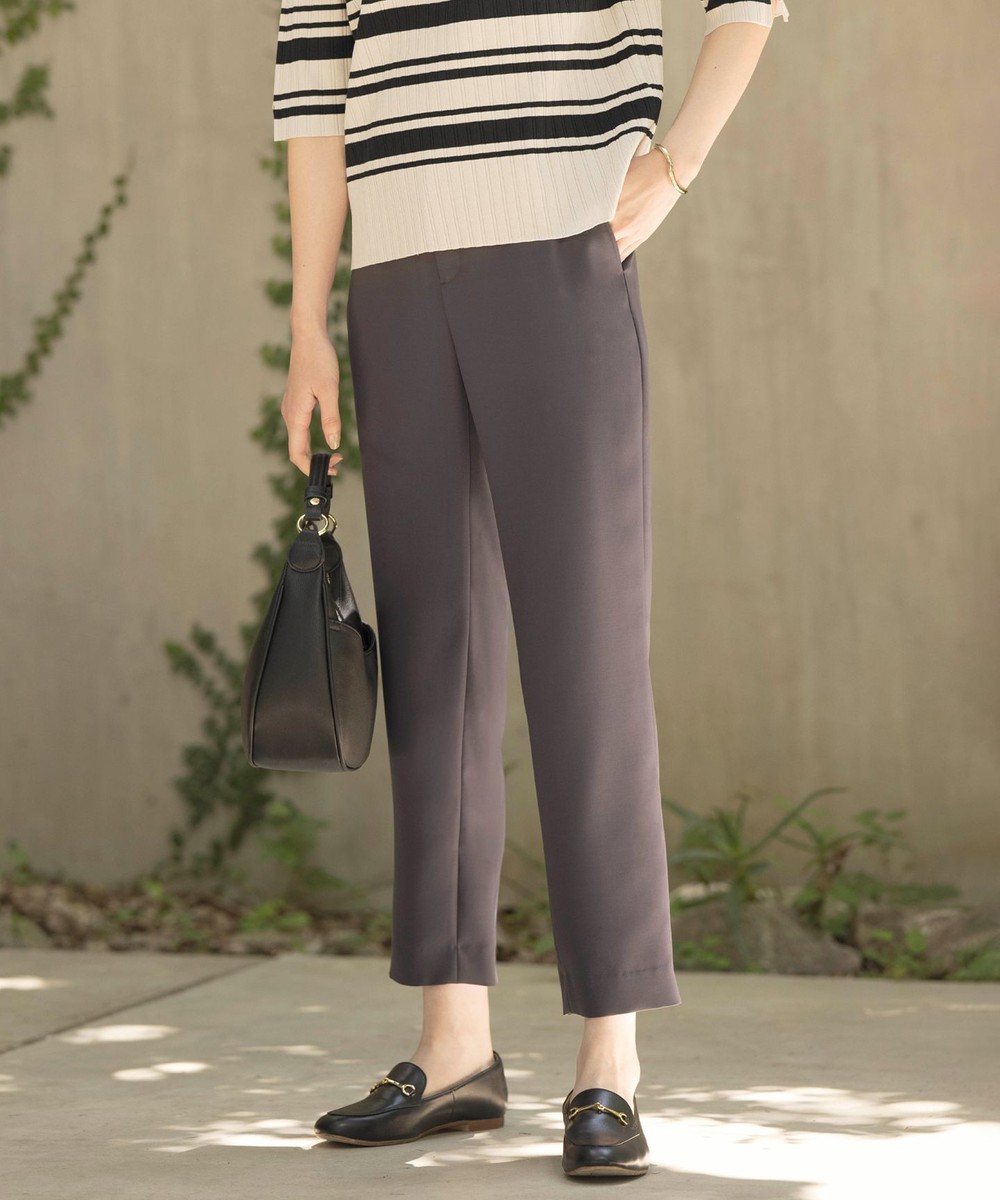 【オンワード】 J.PRESS LADIES>パンツ 【セットアップ対応・洗える】RELAXIONツイル テーパード パンツ スレート 7 レディース 【オンワード】 J.PRESS LADIES>パンツ 【セットアップ対応・洗える】RELAXIONツイル テーパード パンツ スレート 7 レディース