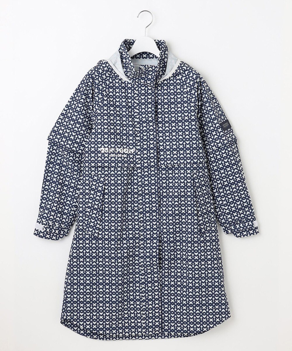 【オンワード】 23区GOLF>ファッション雑貨 【WOMEN】モノグラム ポケッタブルレインワンピース ネイビー SM レディース